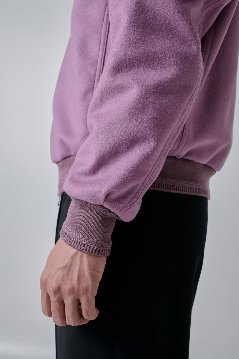 Bomber Cashmere & Virgin Wool, Lilac