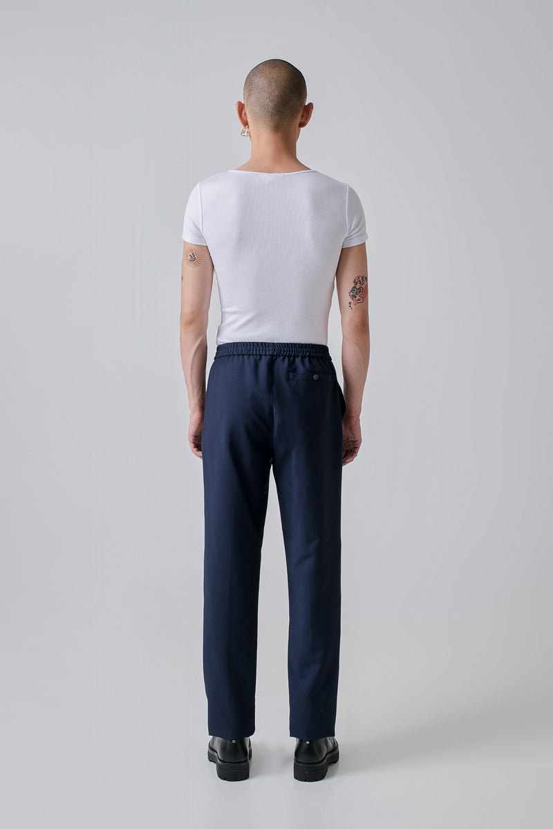 Trackpants Virgin Wool, Navy