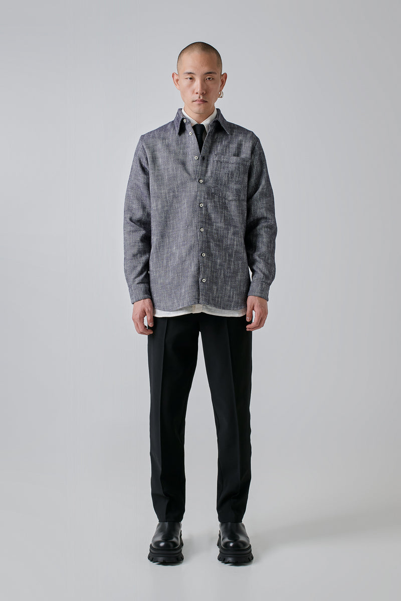 Overshirt Linen, Denim