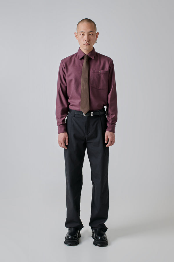 Overshirt Virgin Wool, Mauve