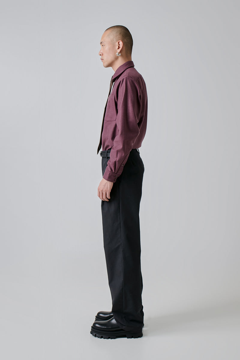 Overshirt Virgin Wool, Mauve