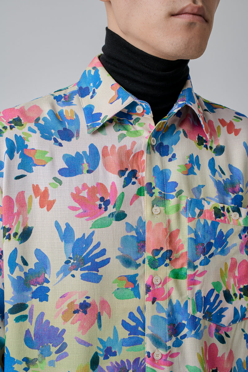 Shirt Classic Viscose Floral