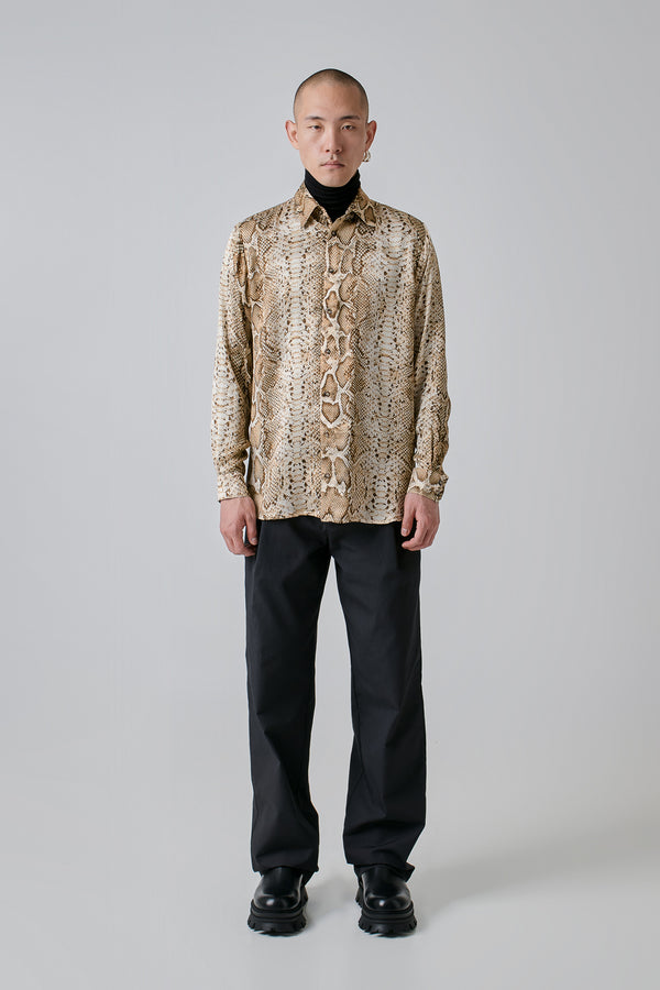 Shirt Classic Silk, Snake Print