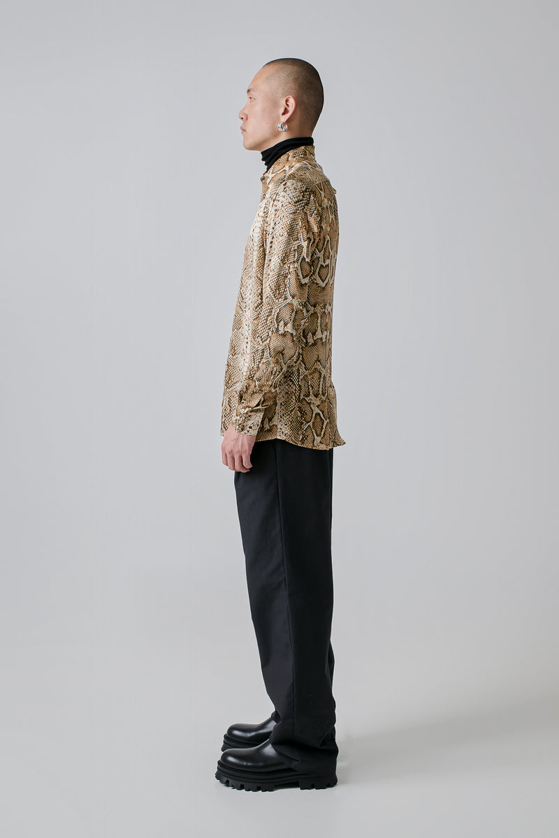 Shirt Classic Silk, Snake Print