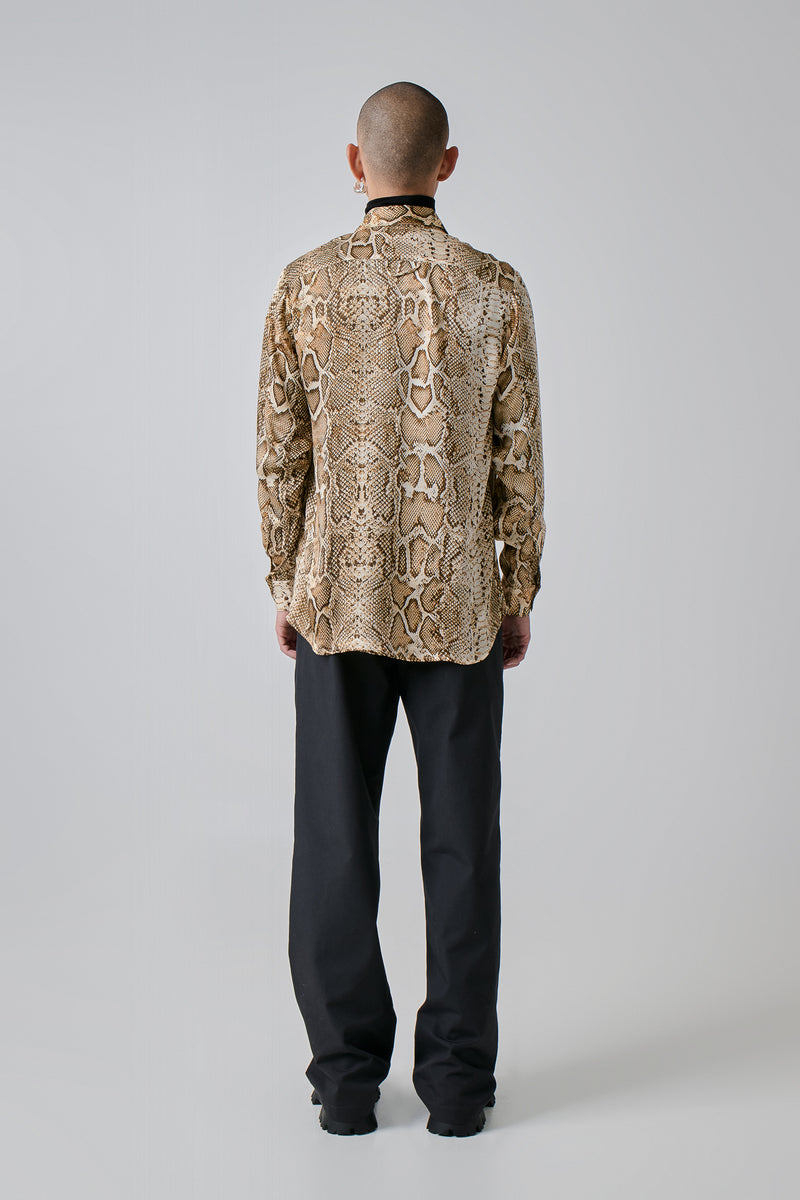 Shirt Classic Silk, Snake Print