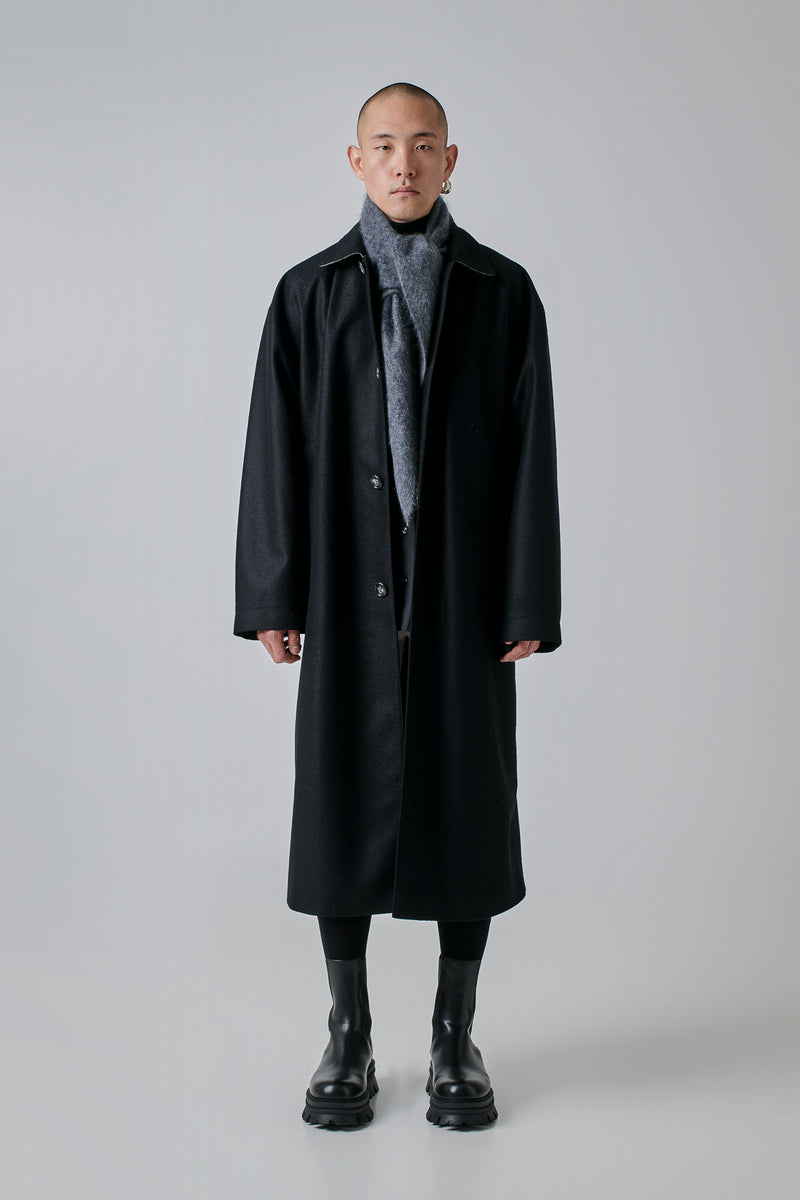 Coat Virgin Wool, Black