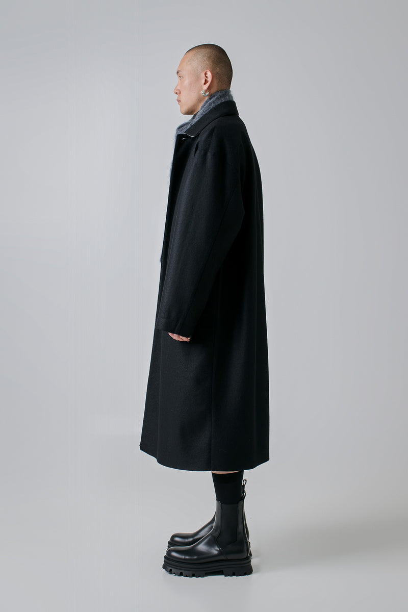 Coat Virgin Wool, Black