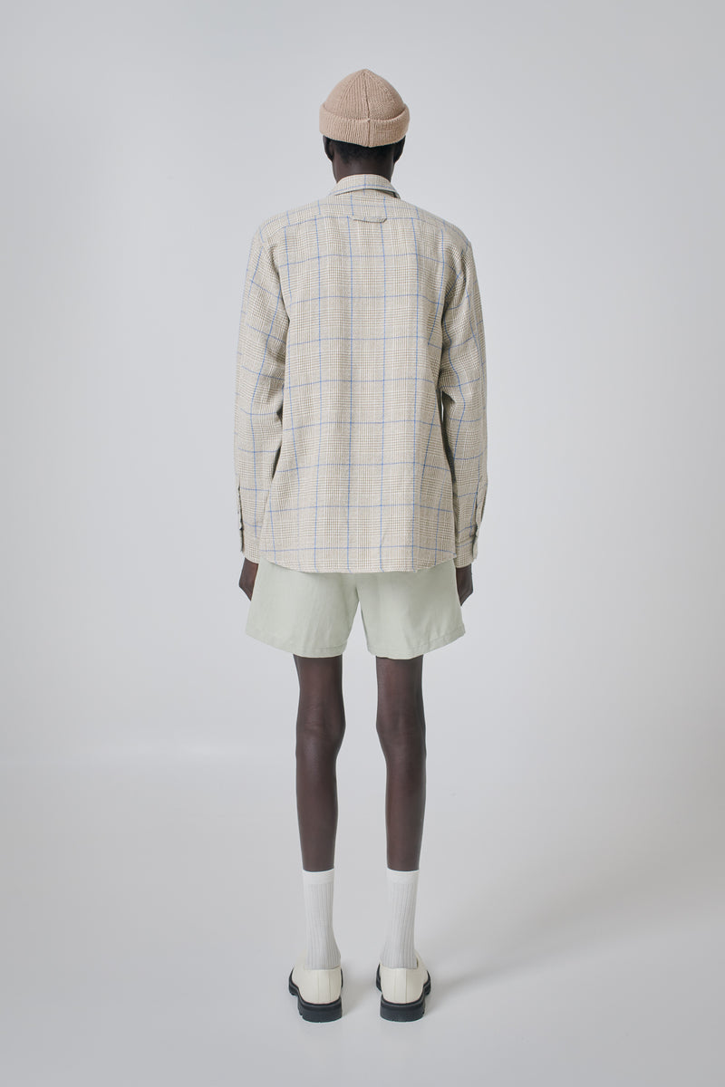 Classic Cotton Checked, Blue-Beige